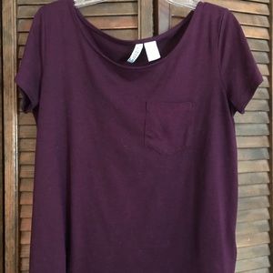 Divided Purple Top